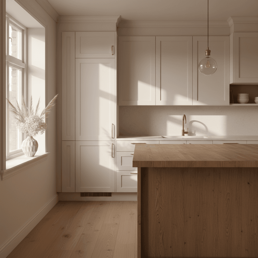 Renovated kitchen with custom cabinetry, Mälaröarna